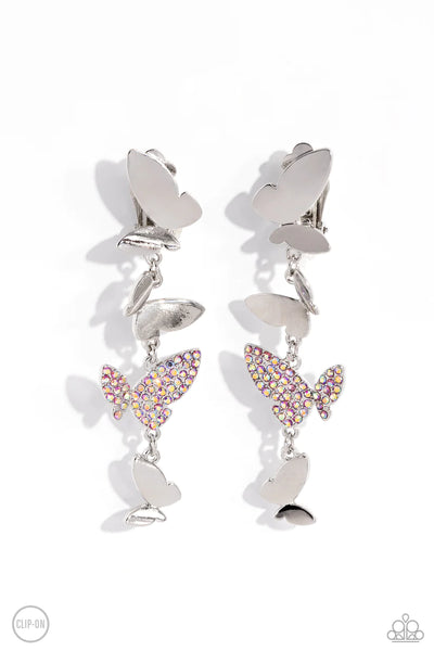 Flying Flashy - Pink Butterfly-Clip On