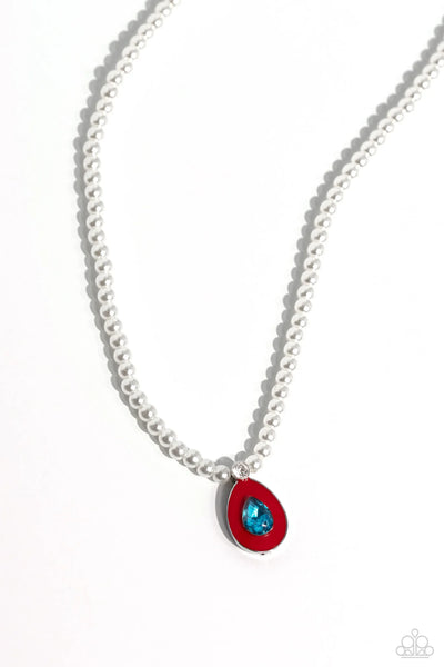 PEARL-demonium - Red Necklace