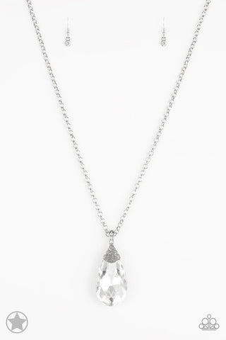 Spellbinding Sparkle White Necklace